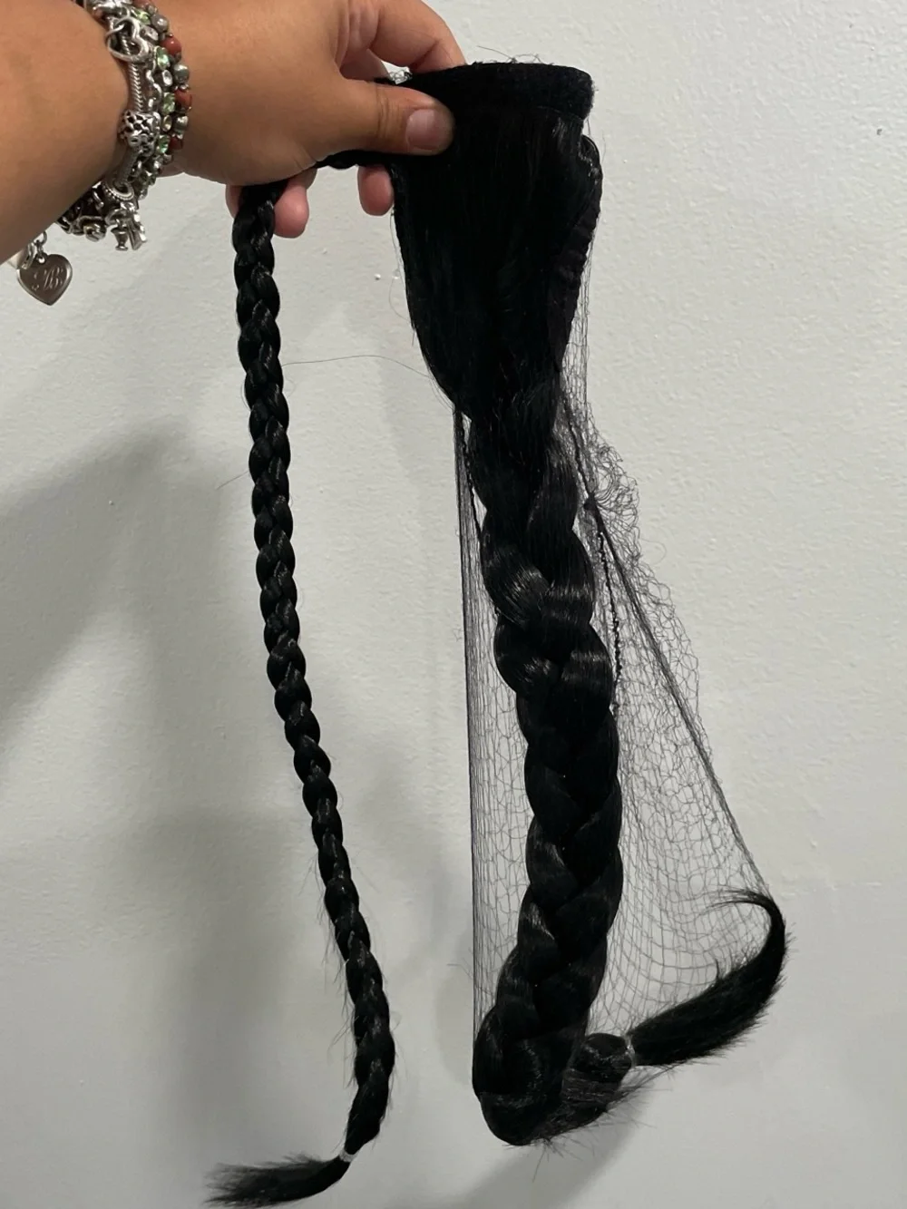SLAYYY Drawstring Ponytail - Bright Hot Pink Box (Black Stallion)